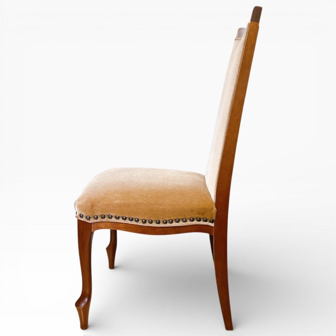 マルニ木工 ベルサイユチェア ダイニングチェア 猫足 鋲打ち アンティーク 希少
