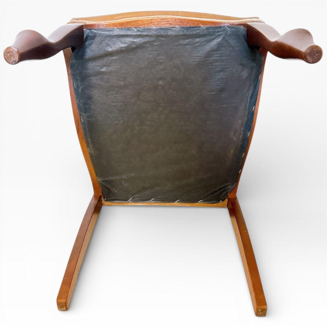 マルニ木工 ベルサイユチェア ダイニングチェア 猫足 鋲打ち アンティーク 希少