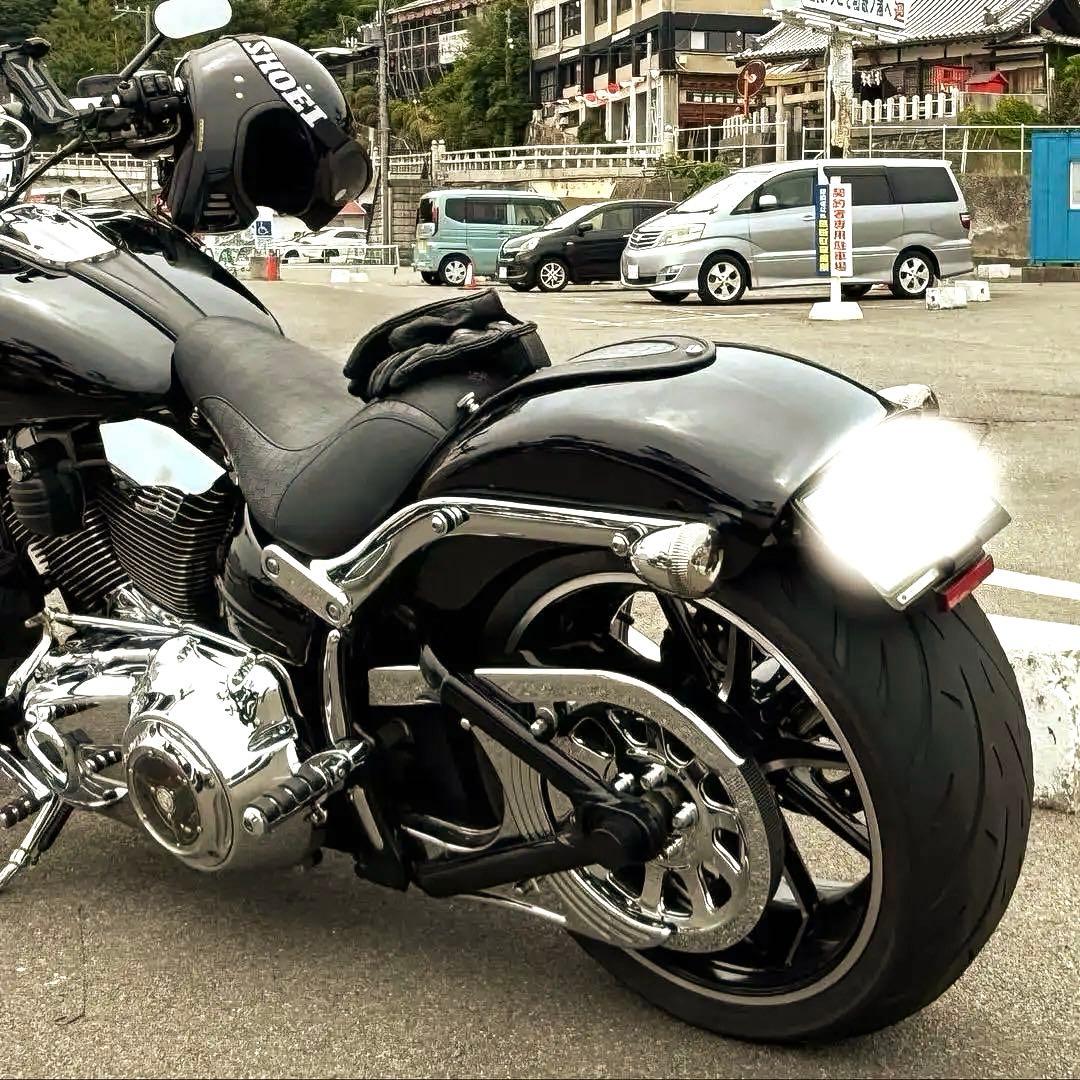 送込！ハーレーダビットソン ソフテイル 純正 スプロケ プーリーカバー クローム