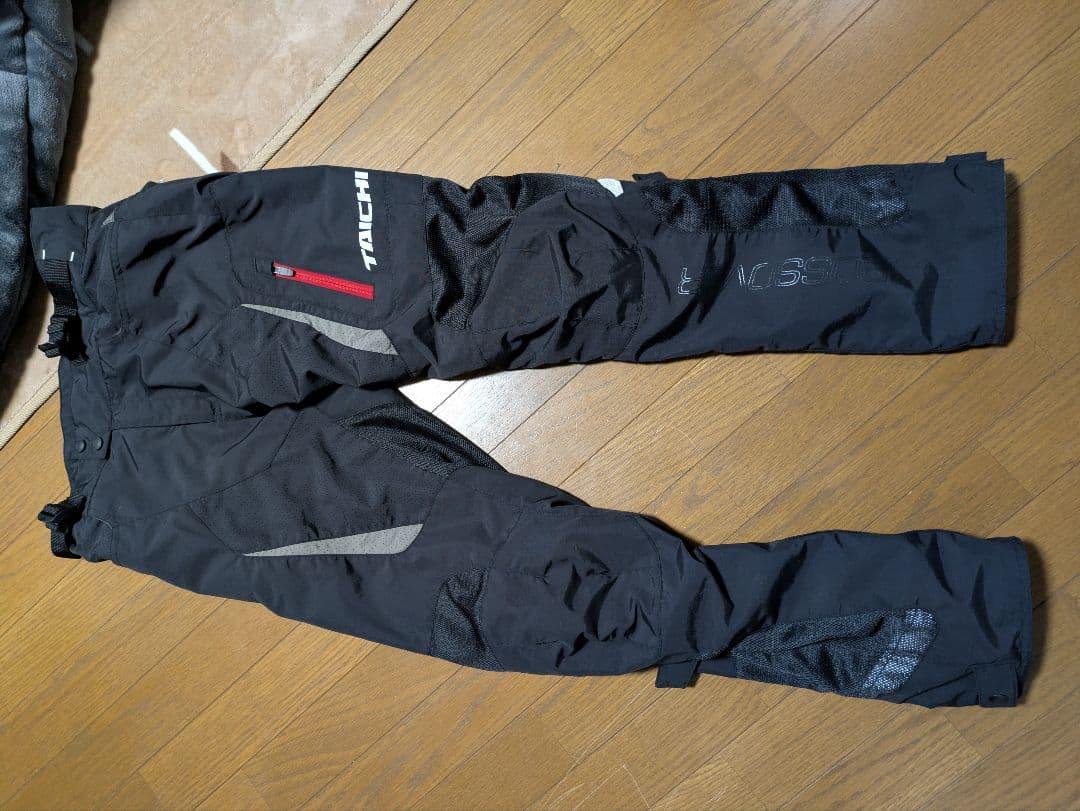 TAICHI バイク用パンツ M ブラック（春夏用）