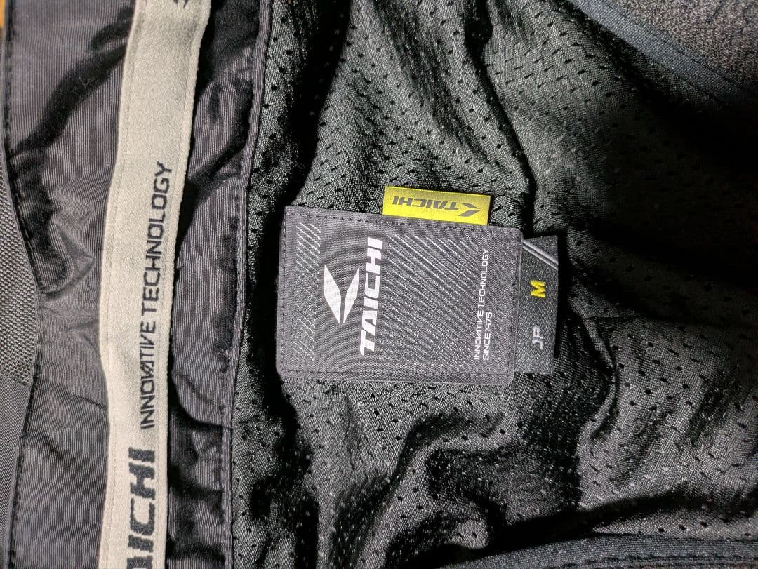 TAICHI バイク用パンツ M ブラック（春夏用）