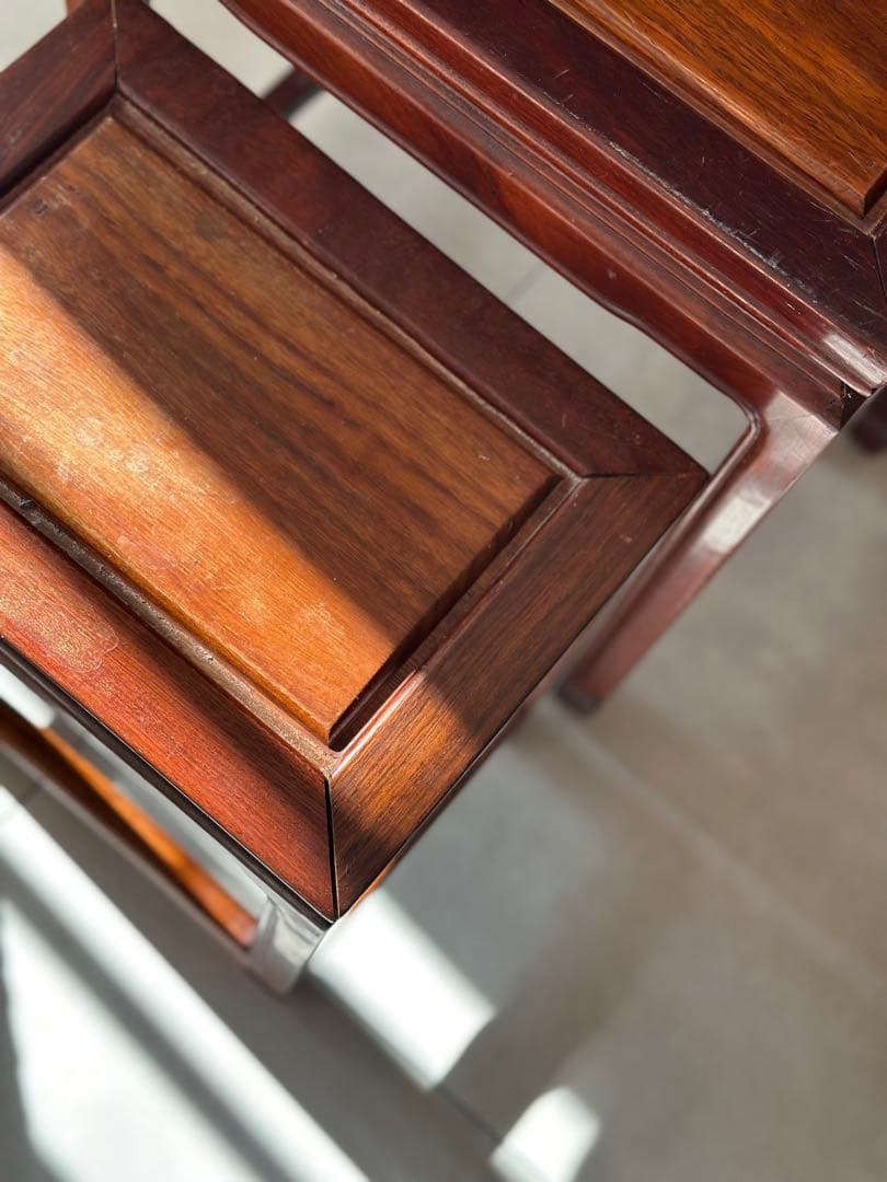 ネストテーブル　唐木　花梨　3点セット