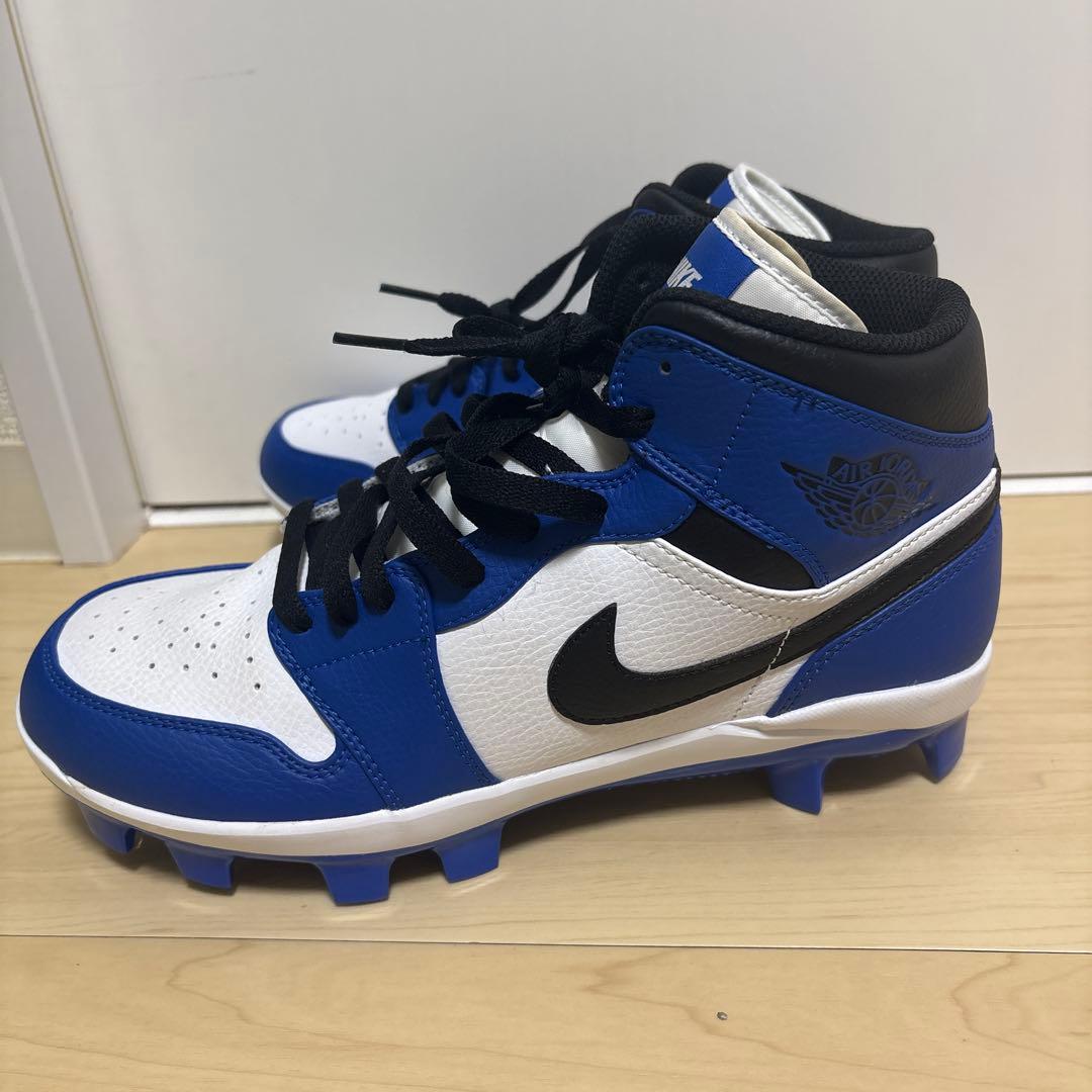 【新品】【日本未発売】ジョーダン1レトロの野球・アメフトスパイク！