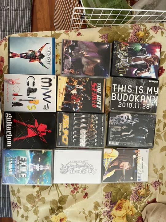 DVDセッ(絢香、EXILE、ワンオクロックN、Dragon Ash、miwa)