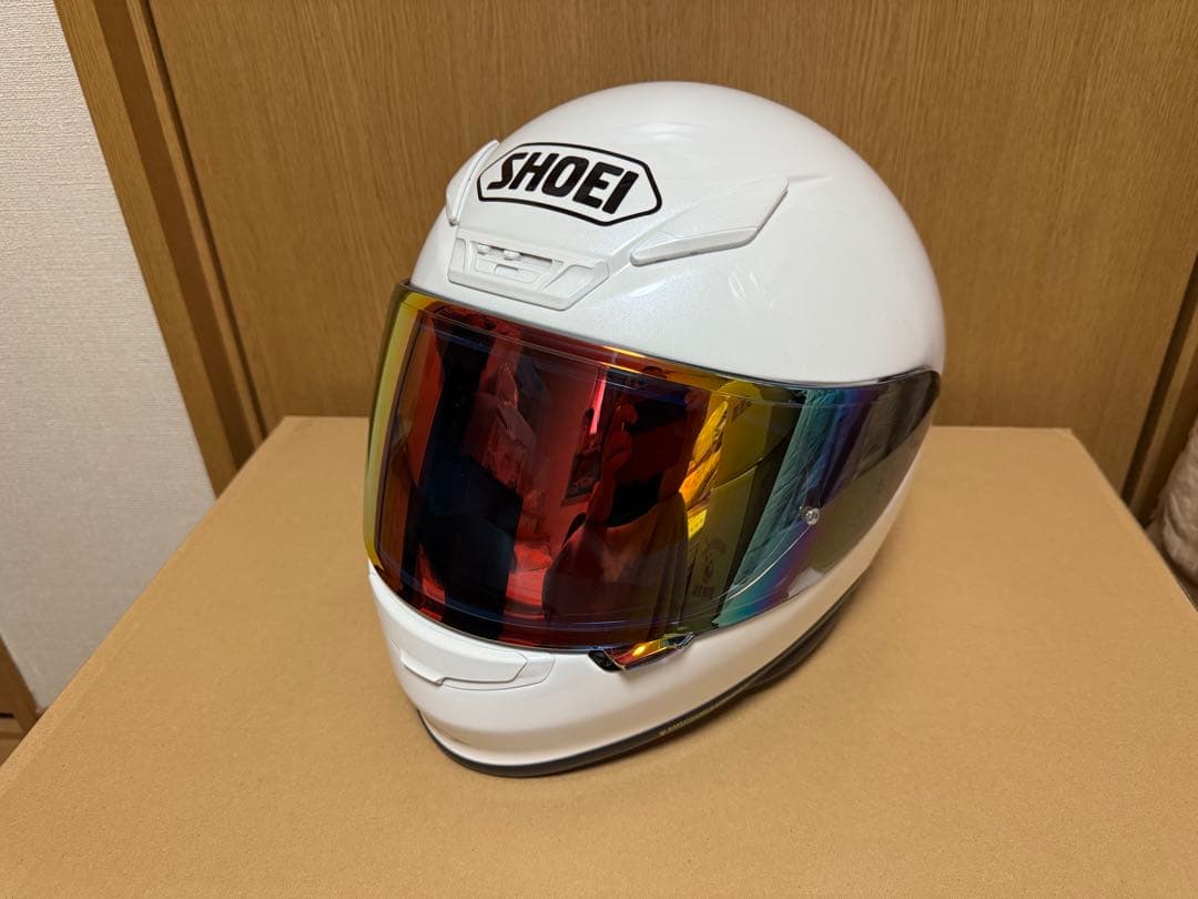 未使用品！ SHOEI Z-7 ヘルメット Lサイズ ミラーシールド付！