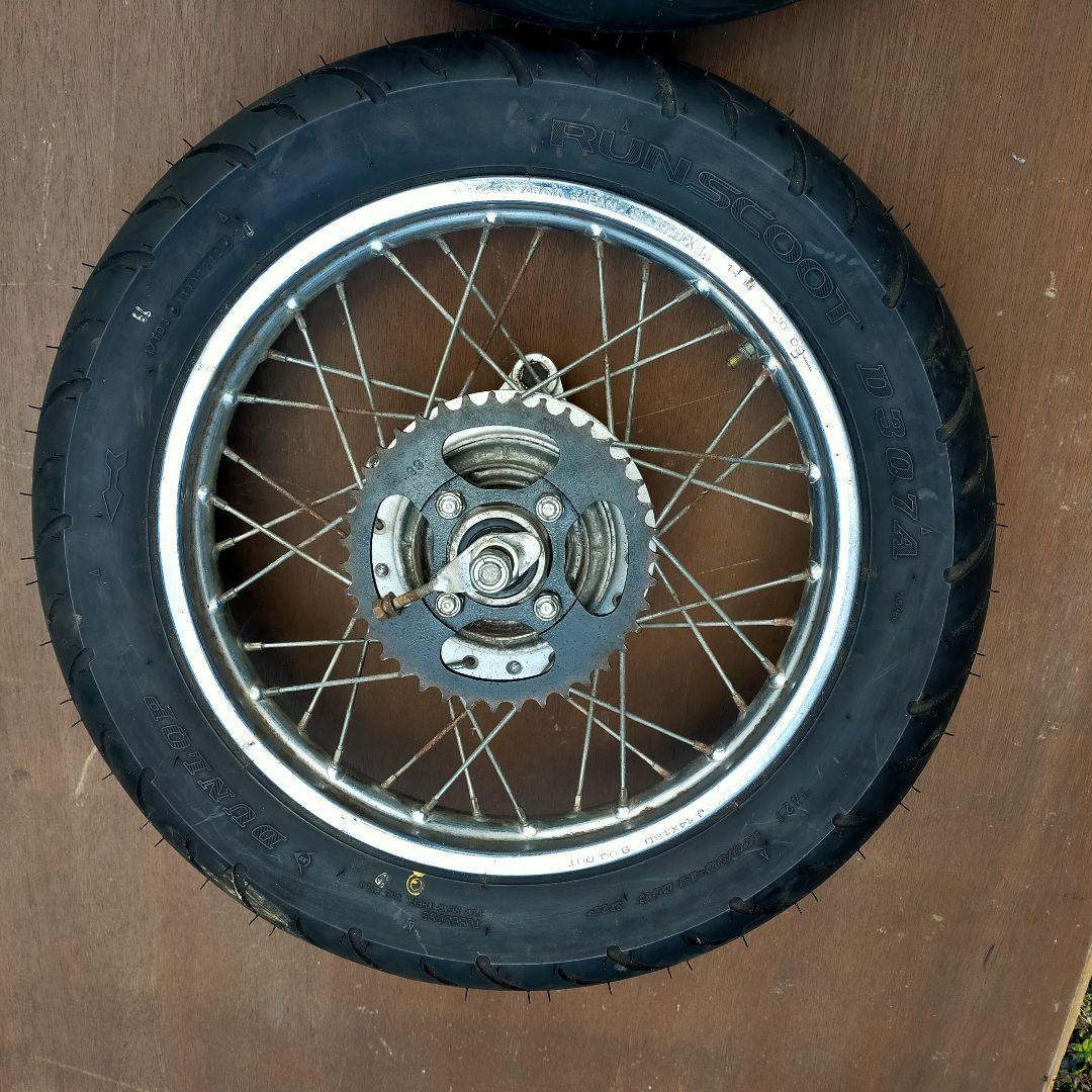 AA-01リトルカブ前後ホイール新品タイヤ付