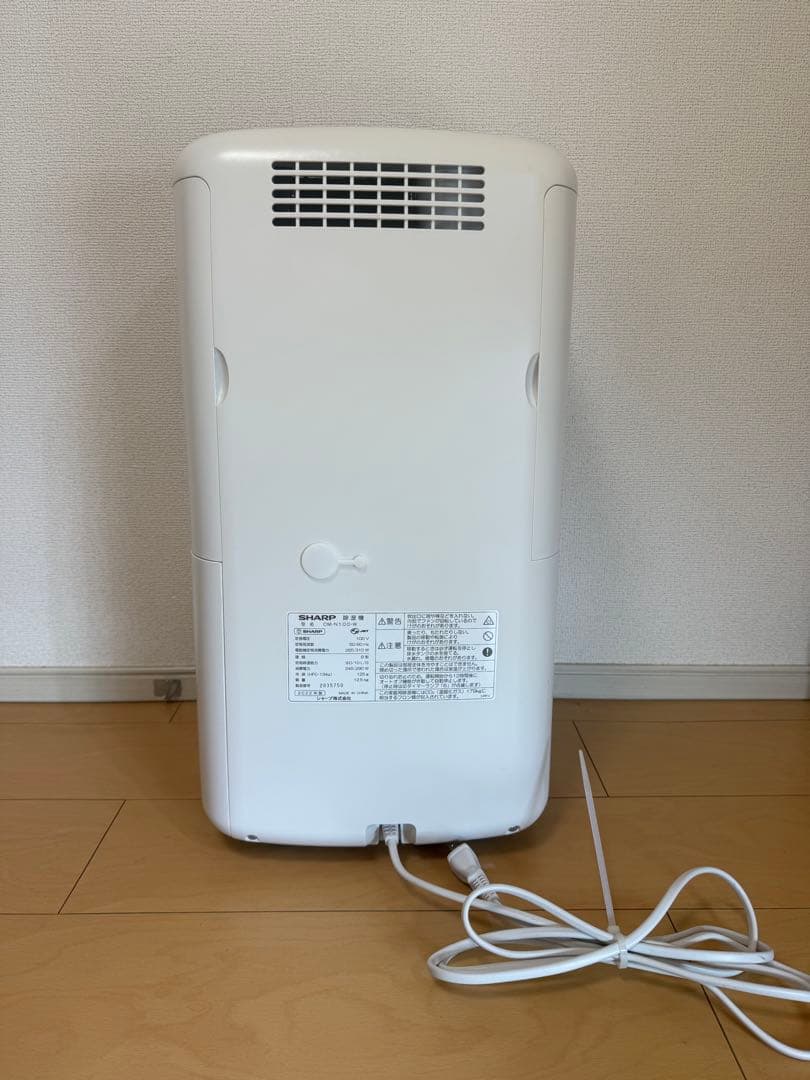 SHARP CM-N100-W 除湿機 プラズマクラスター 美品 説明書付