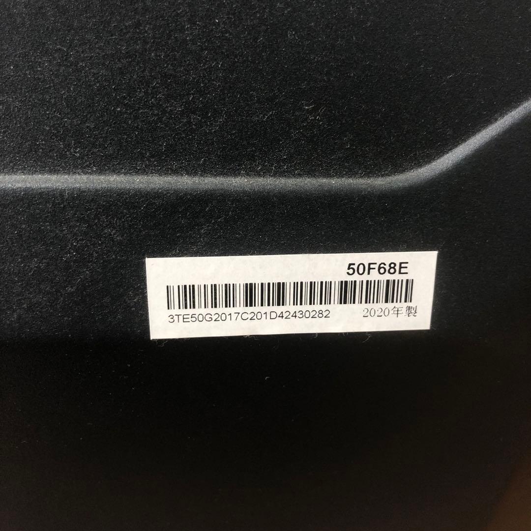 【美品】ハイセンス　液晶テレビ　50F68E　2020年製　引き取りのみ　H