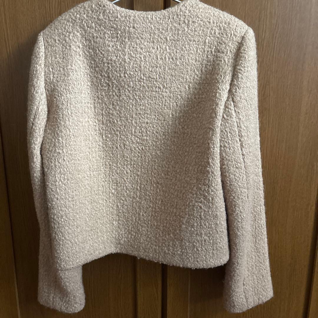 Deuxiemeclasse ノーカラージャケット ベージュ