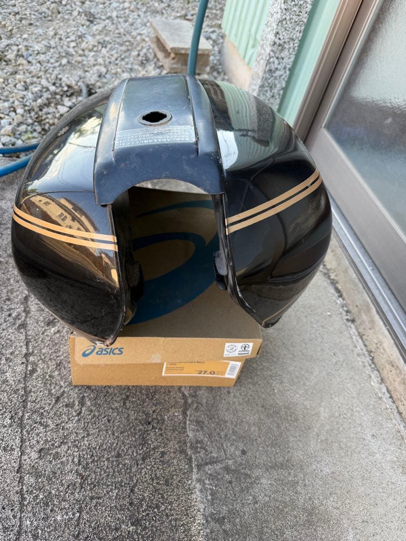 gt750 純正タンク　コーションラベル付き　当時物