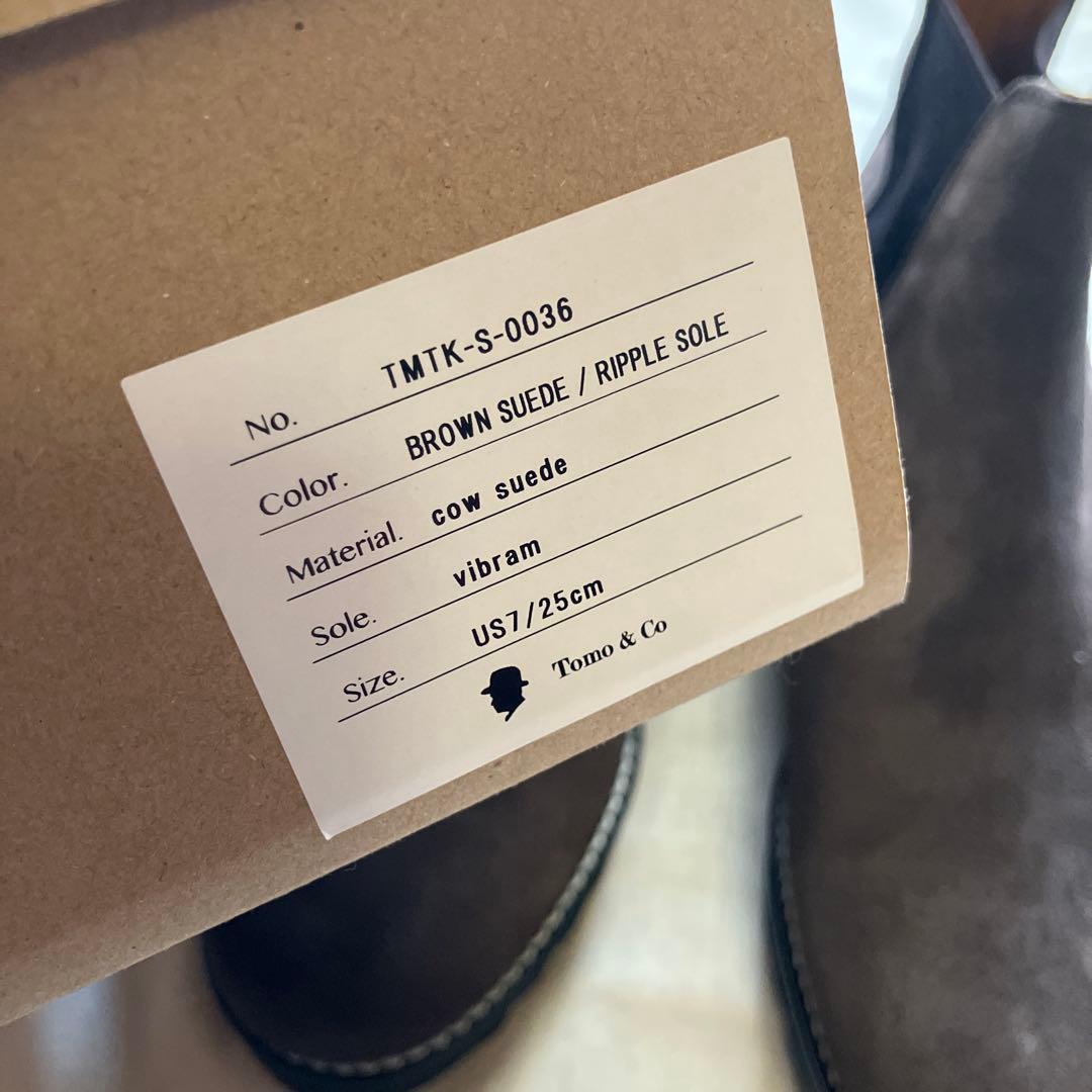 tomo&co. チェルシーブーツ 25cm 新品