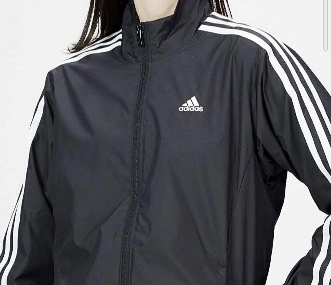 最終値下げ【希少】アディダス　裏起毛ウインドブレーカー上下　レディースL　未使用