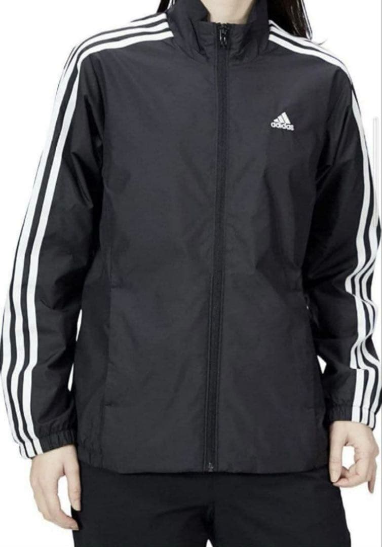 最終値下げ【希少】アディダス　裏起毛ウインドブレーカー上下　レディースL　未使用