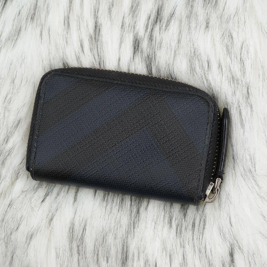 極美品　BURBERRY LONDON 小銭入れ　ケース　ノバチェック　黒