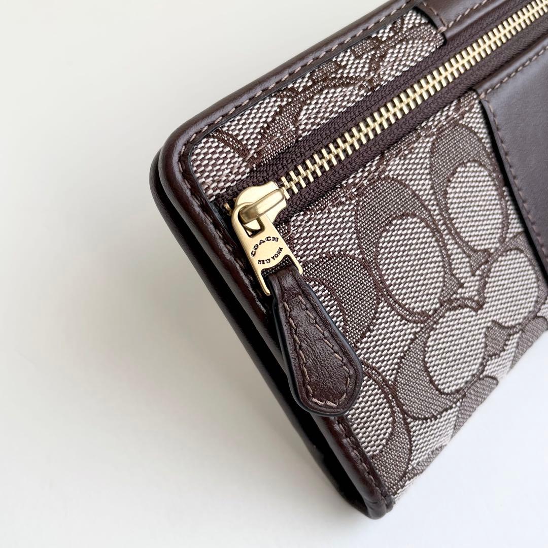 コーチ COACH 長財布 エッセンシャル スリム シグネチャー 現行品 新品