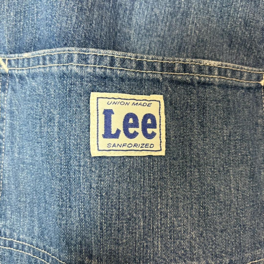 Lee LM7288 USED加工 デニム ペインターパンツ ライトブルー系 M