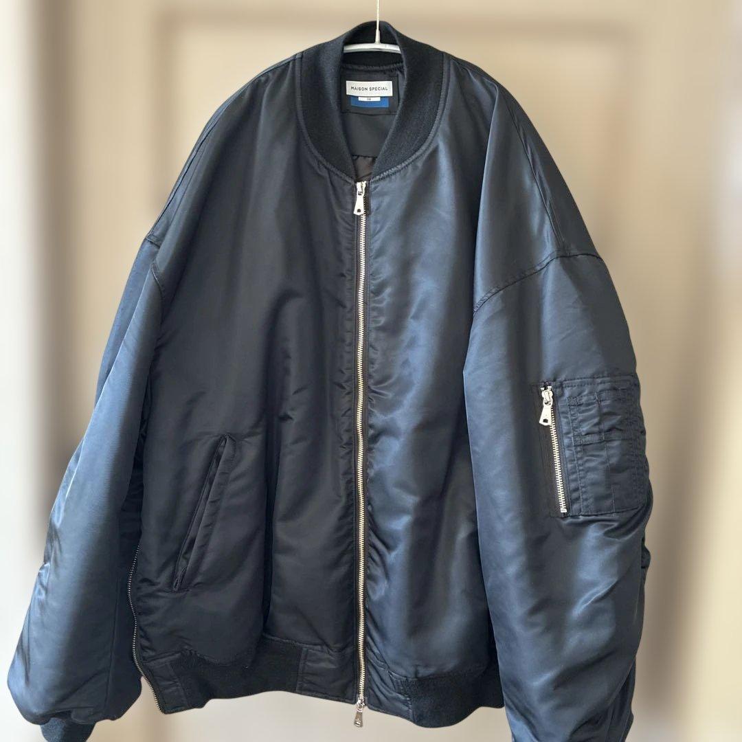 【値下げ】美品 MAISON SPECIAL MA-1 BomberJacket