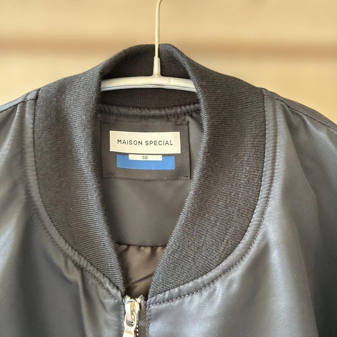 【値下げ】美品 MAISON SPECIAL MA-1 BomberJacket