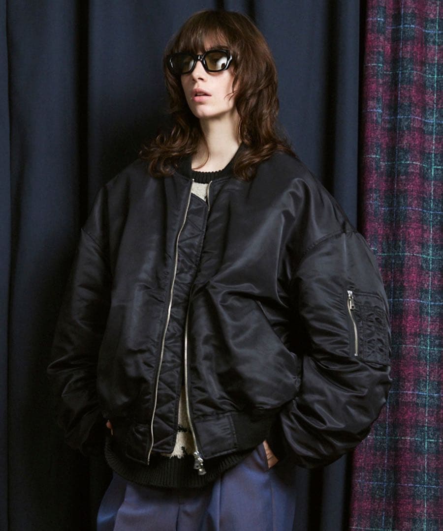 【値下げ】美品 MAISON SPECIAL MA-1 BomberJacket