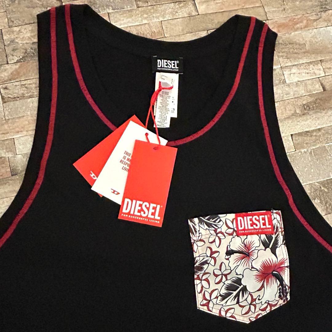 【新品】DIESEL ディーゼル／ノースリーブ Tシャツ タンクトップ L