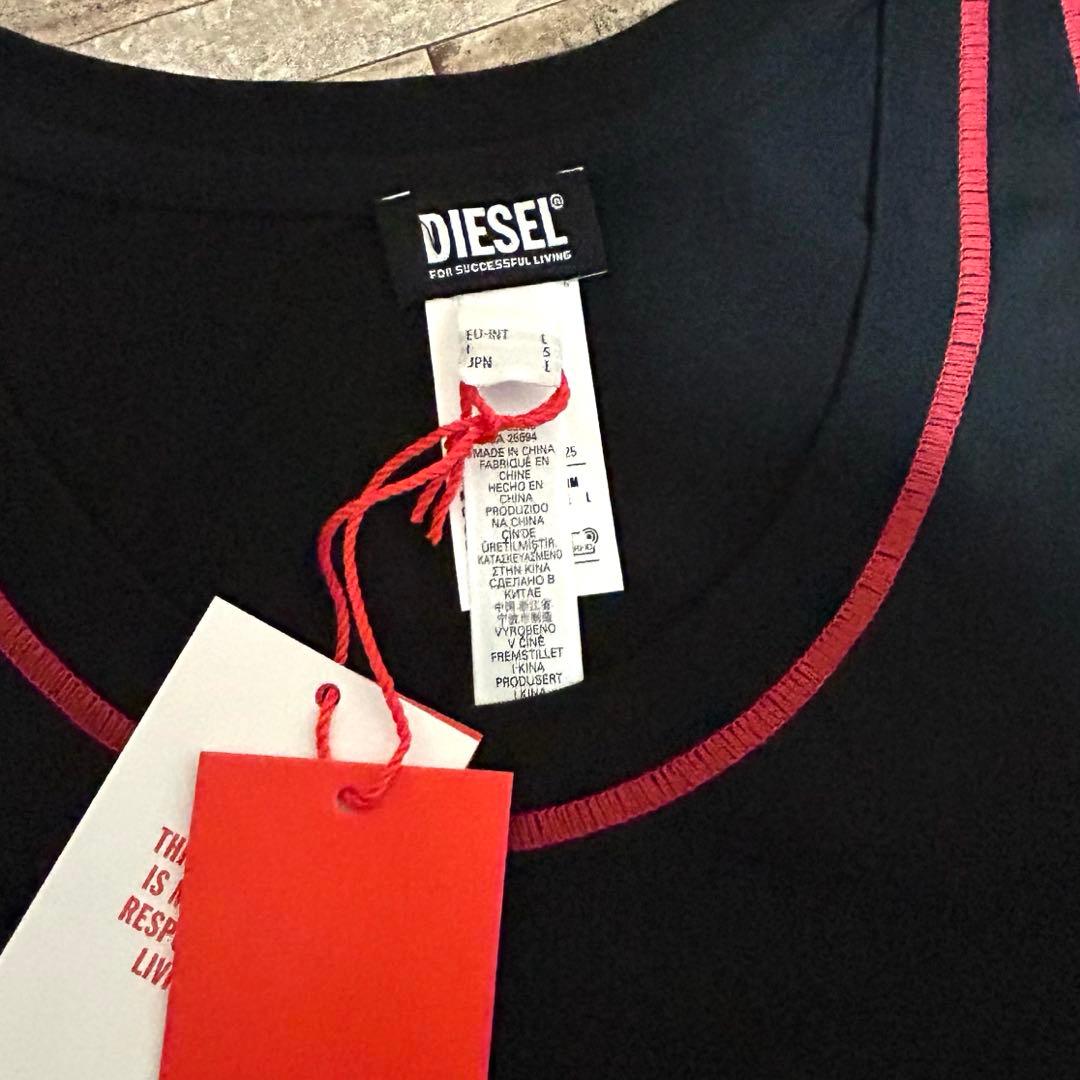 【新品】DIESEL ディーゼル／ノースリーブ Tシャツ タンクトップ L