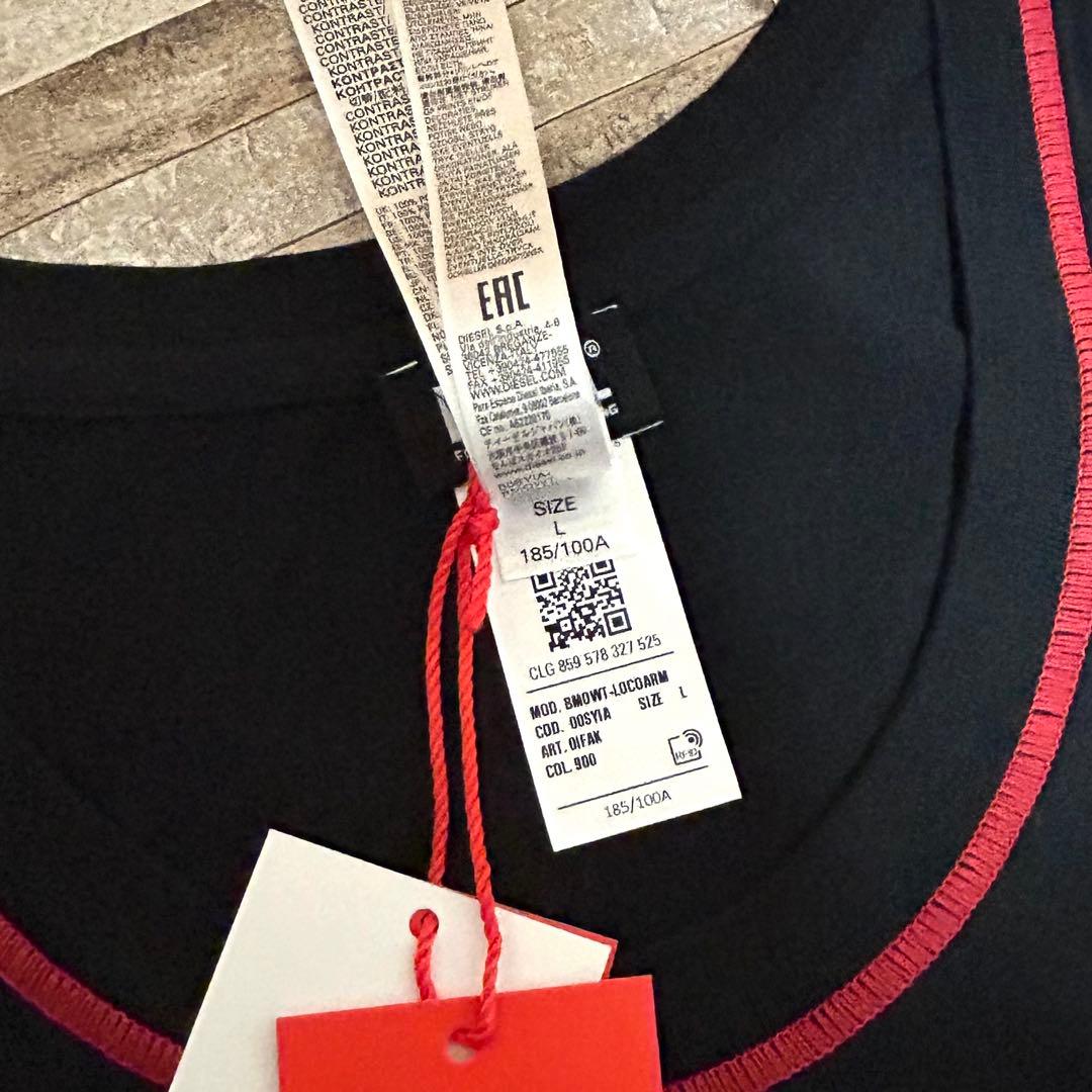 【新品】DIESEL ディーゼル／ノースリーブ Tシャツ タンクトップ L