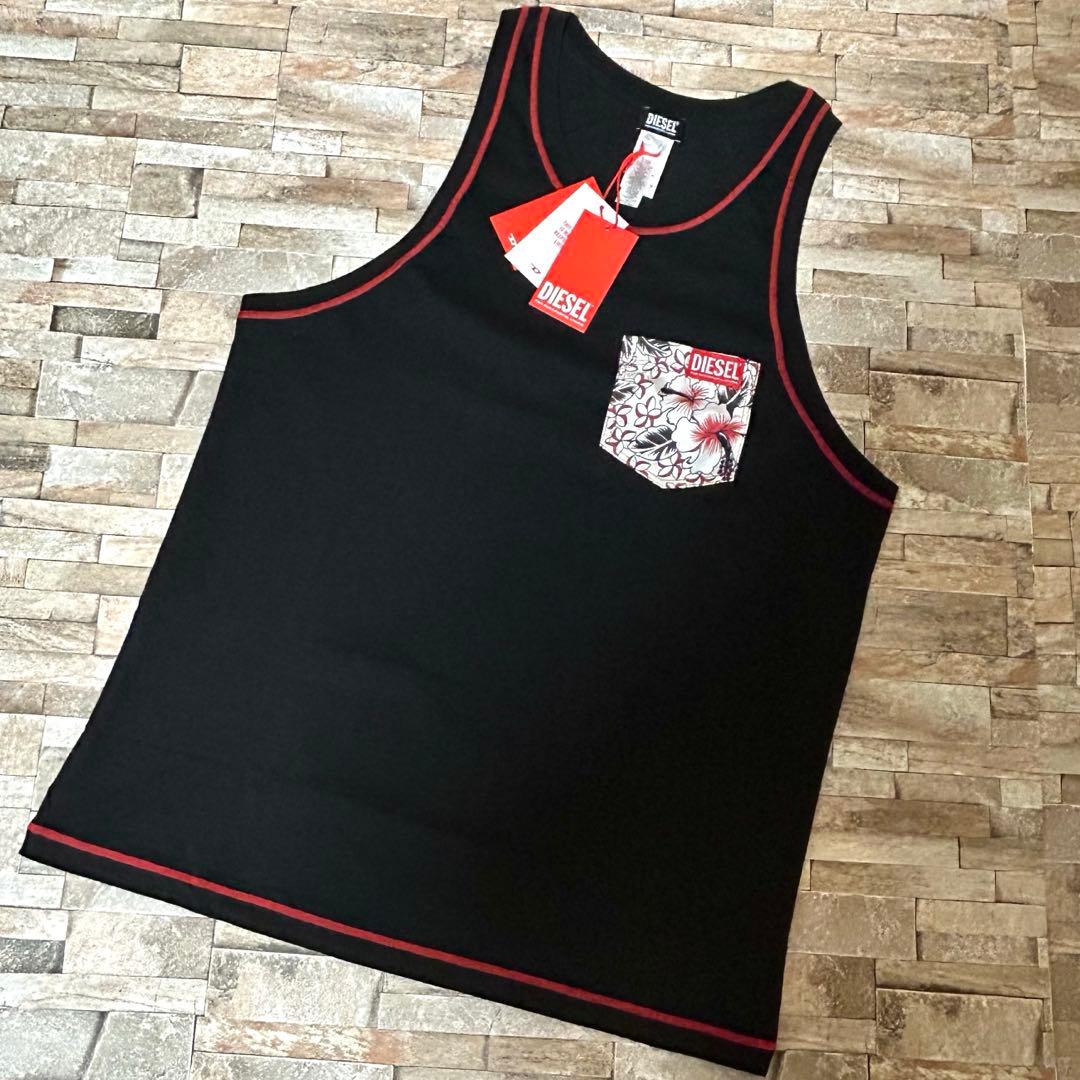 【新品】DIESEL ディーゼル／ノースリーブ Tシャツ タンクトップ L