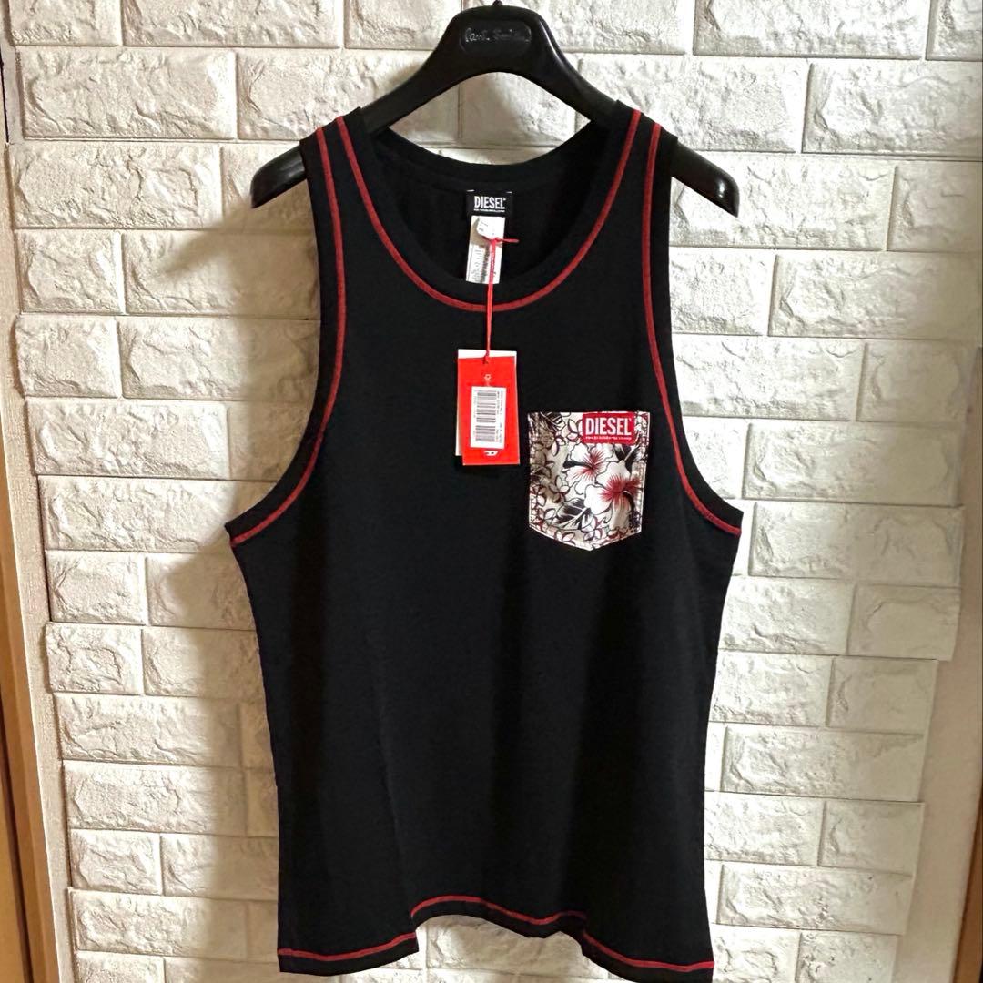 【新品】DIESEL ディーゼル／ノースリーブ Tシャツ タンクトップ L