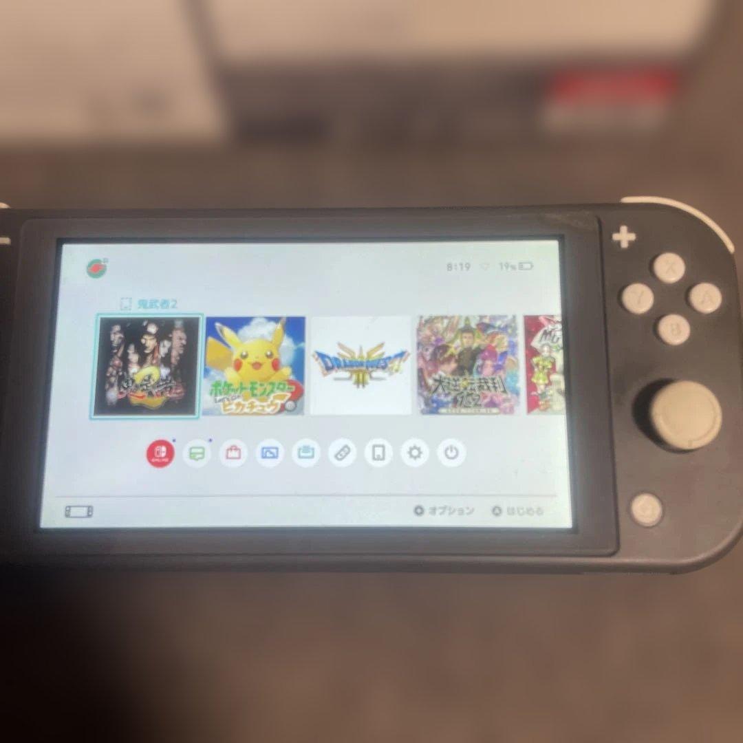 Nintendo Switch Lite グレー 元箱付き