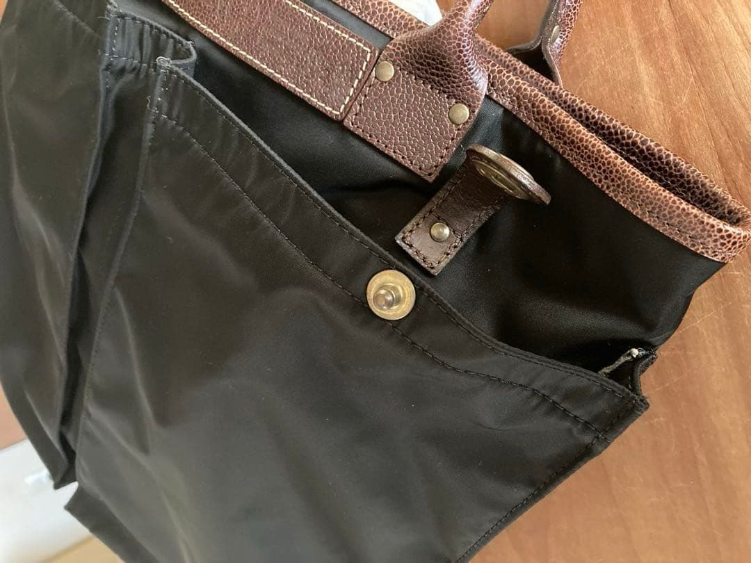 フェリージ　トートバッグ 黒　袋付き