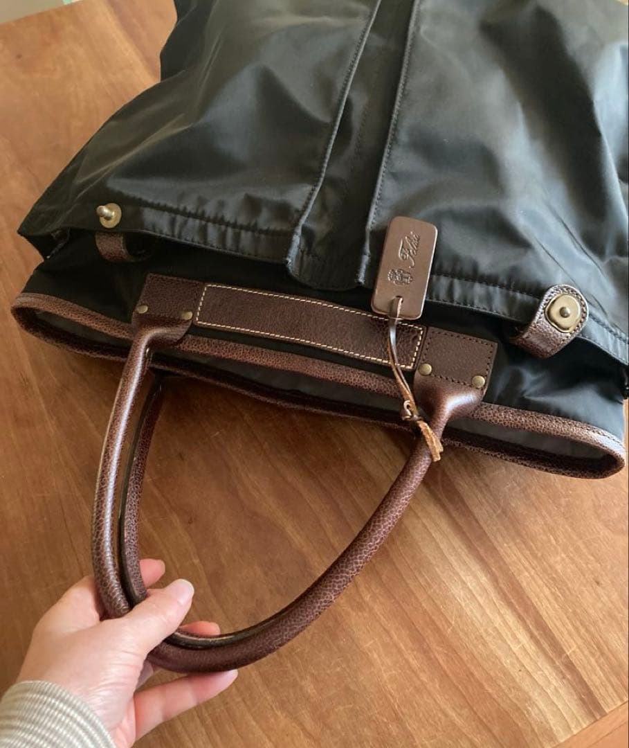 フェリージ　トートバッグ 黒　袋付き