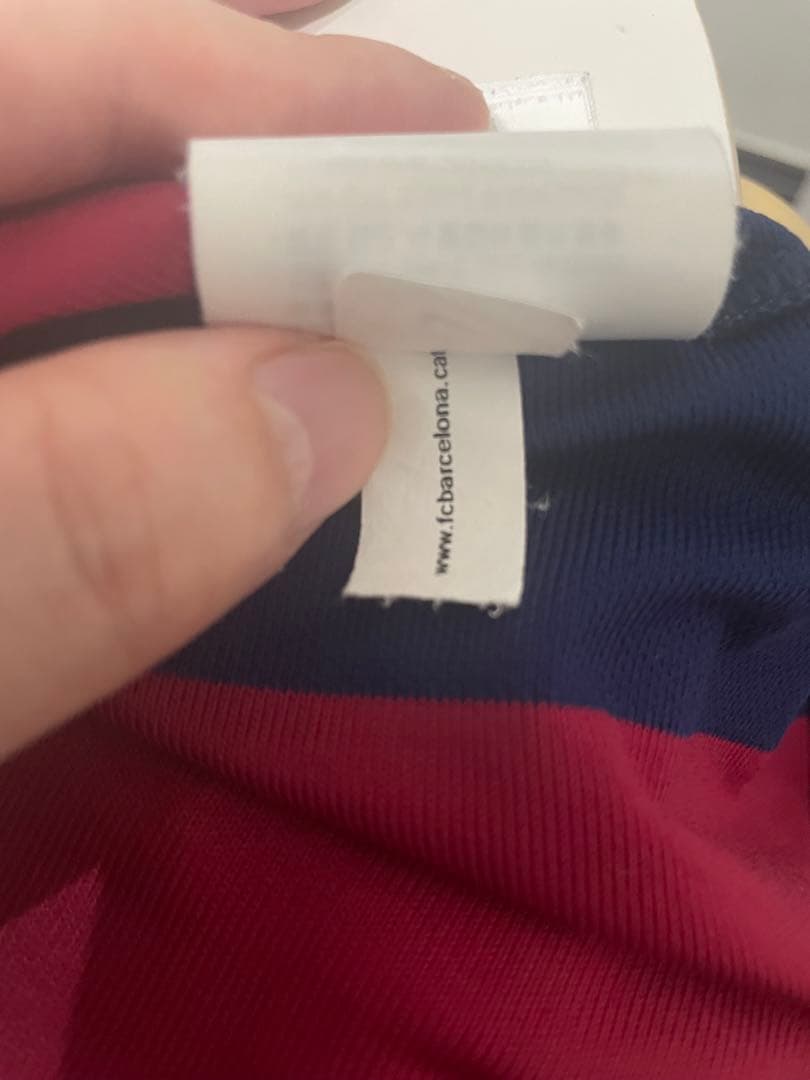 メッシ　バルセロナ 2014−2015 ホーム　国王杯仕様フルパッチ　正規品　L