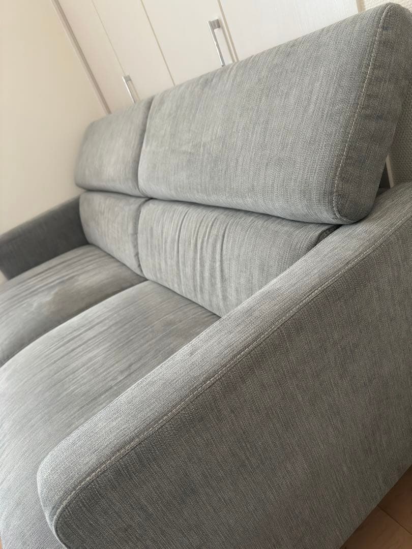 3人掛け布張りソファ（サザーラ GY）　ニトリ