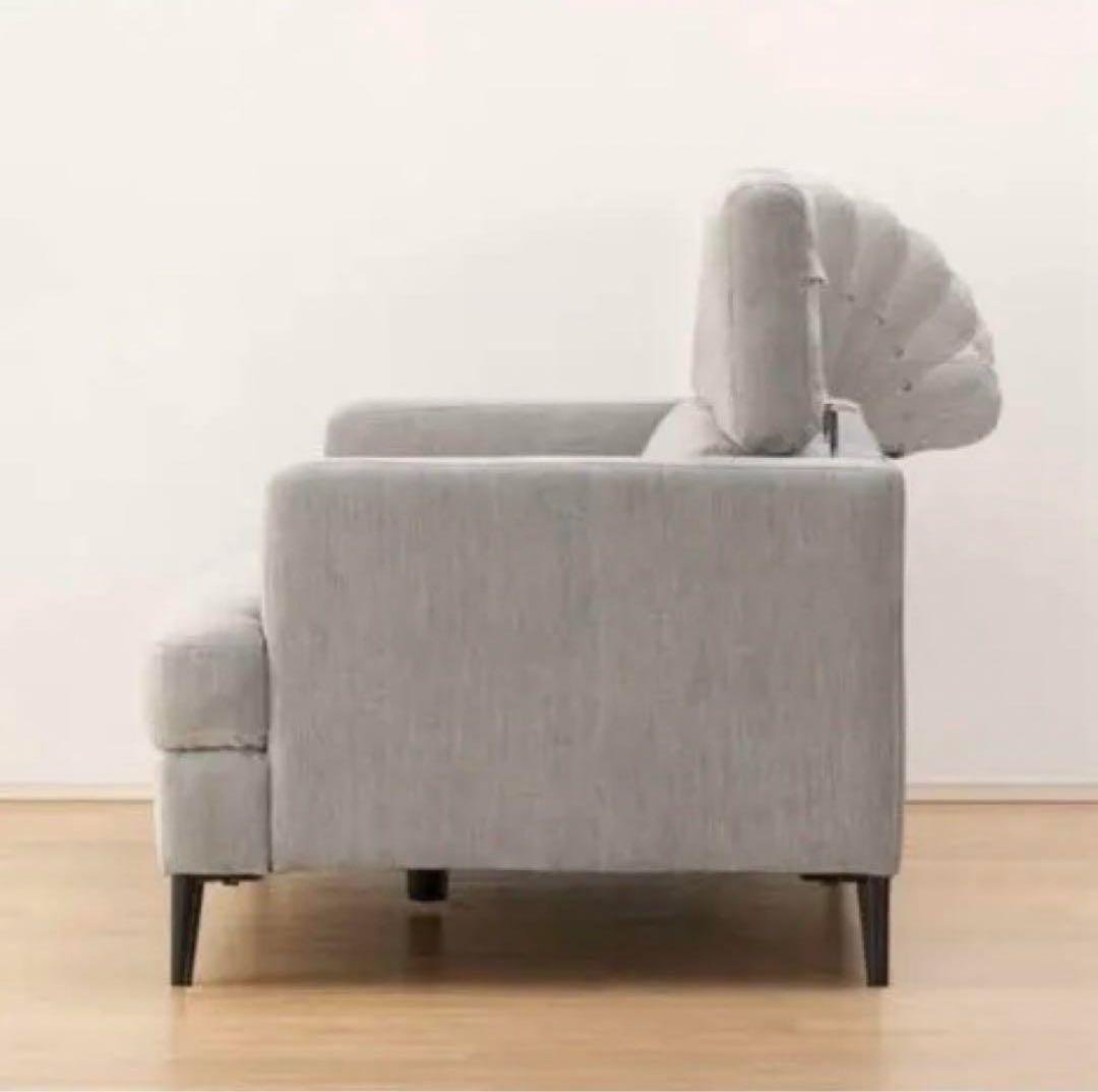 3人掛け布張りソファ（サザーラ GY）　ニトリ