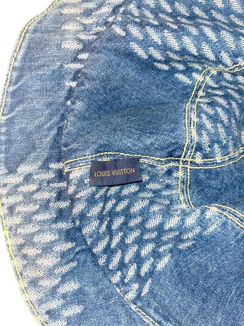 ルイヴィトン ボネ・ダミエ デニム nigoコラボ ジャイアントハット 帽子