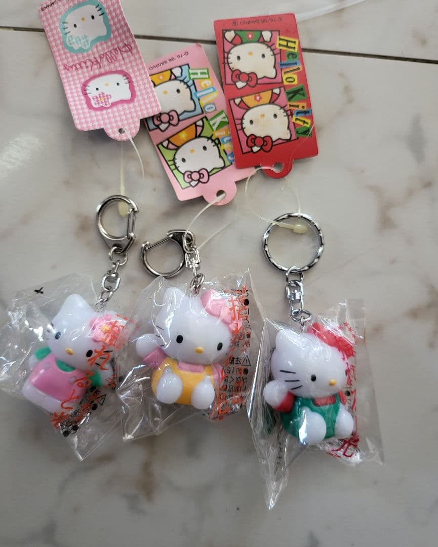 [いろんな種類]ハローキティ・マイメロディ キーホルダーセット