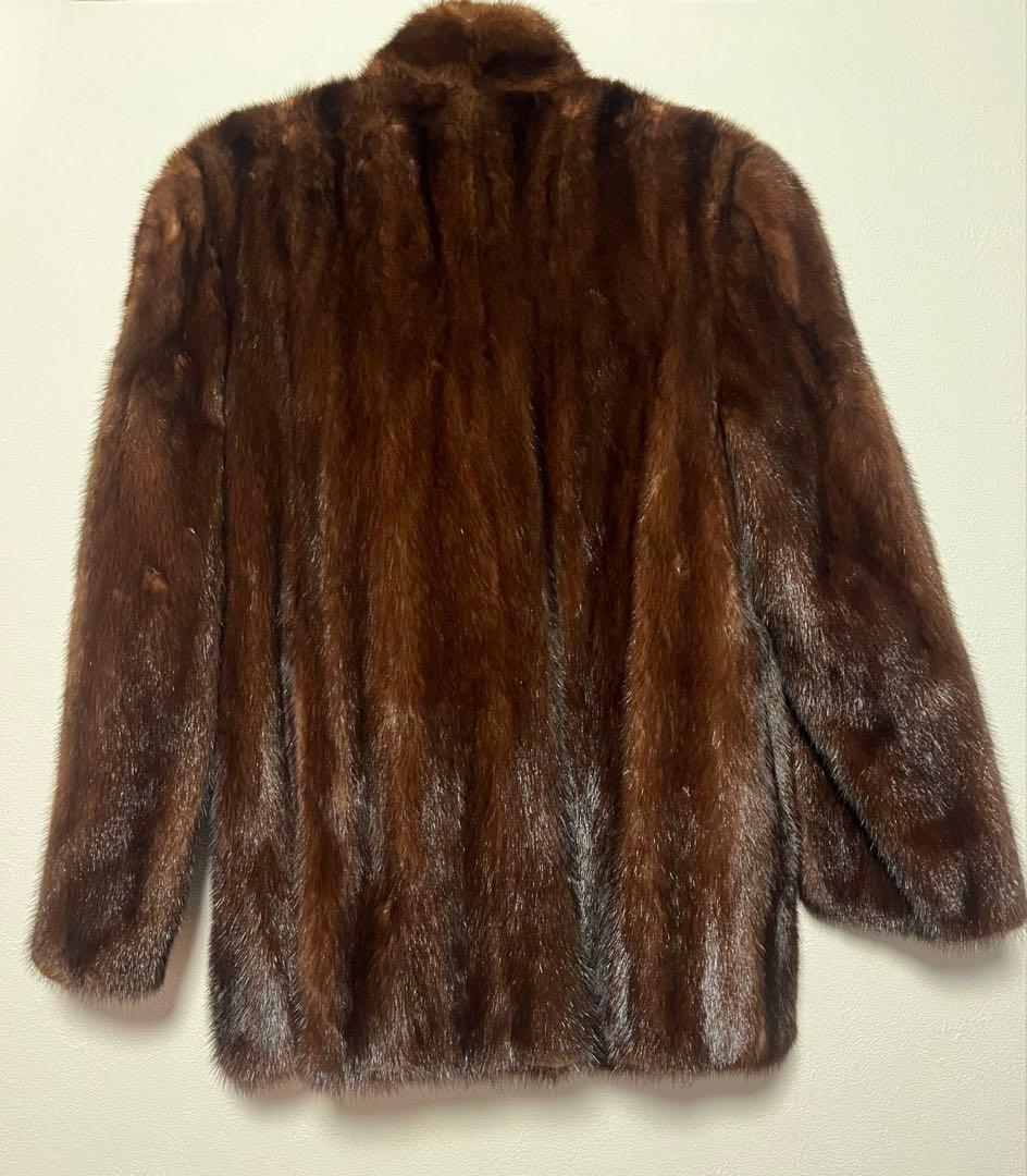 vintage ブラウン ミンクファーコート