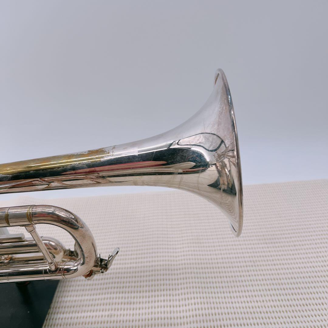 【凹み無しお買い得】BACH TR-600 B♭トランペット　銀メッキ