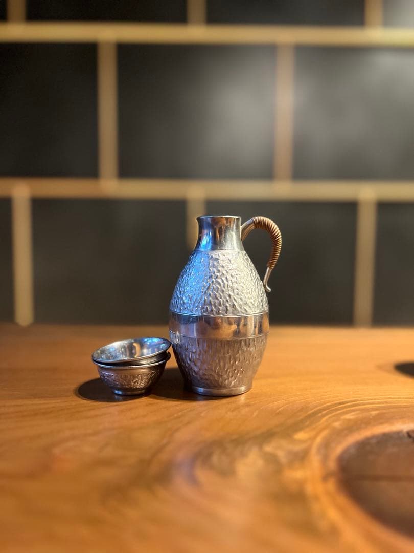 錫製酒器セット｜徳利＆お猪口 全5組まとめ売り｜バラ売り可