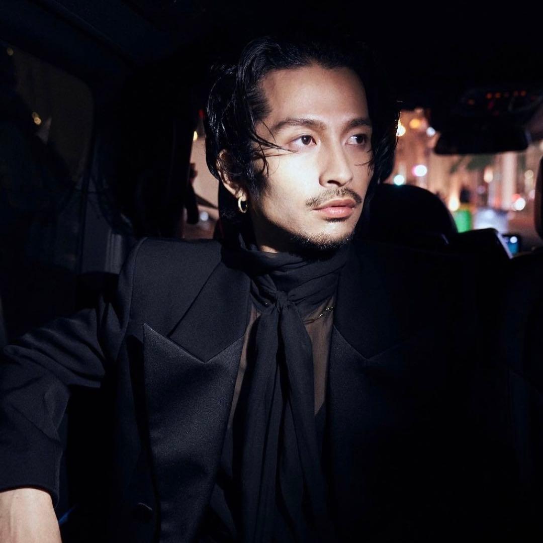 ブラック ワイドタイ シルク 常田大希