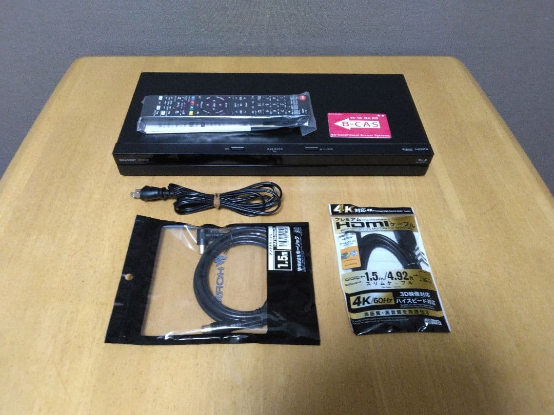 SHARP ブルーレイレコーダー BD-NW510 2番組同時録画　保証付き