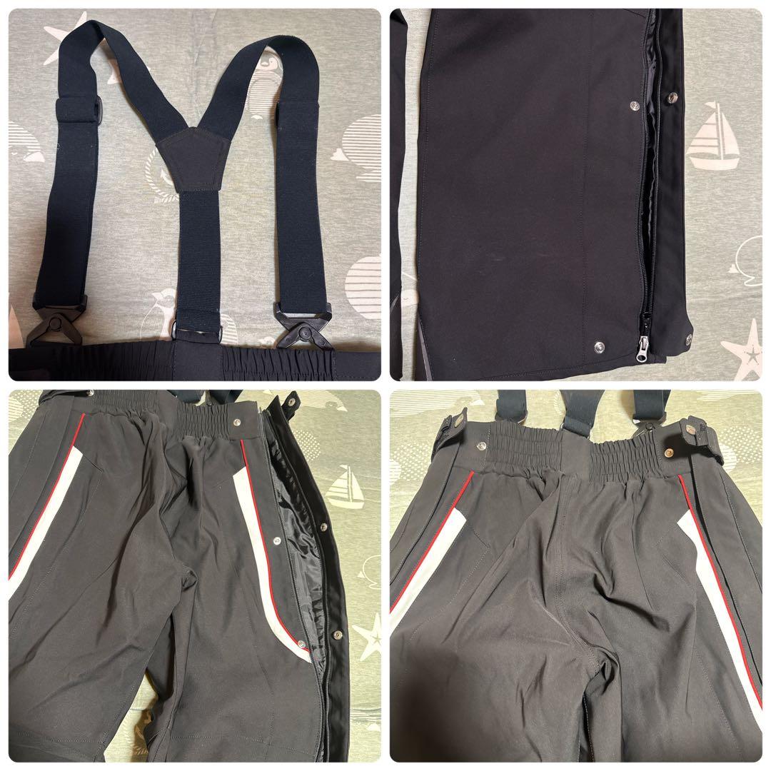 OGSAKA DESCENTE スキーウェア 上下 上着M・パンツ L 赤／黒