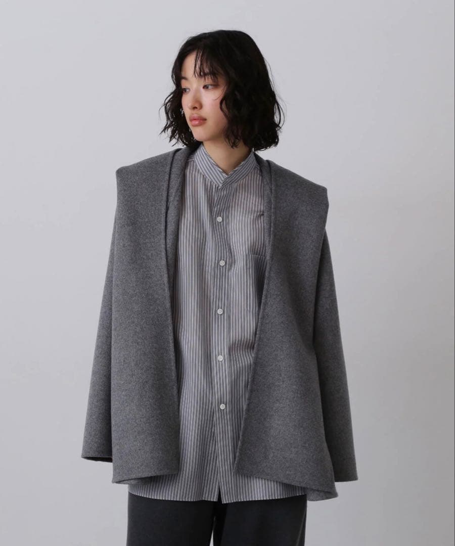 イレーヴ/ウールフードコート新品未使用