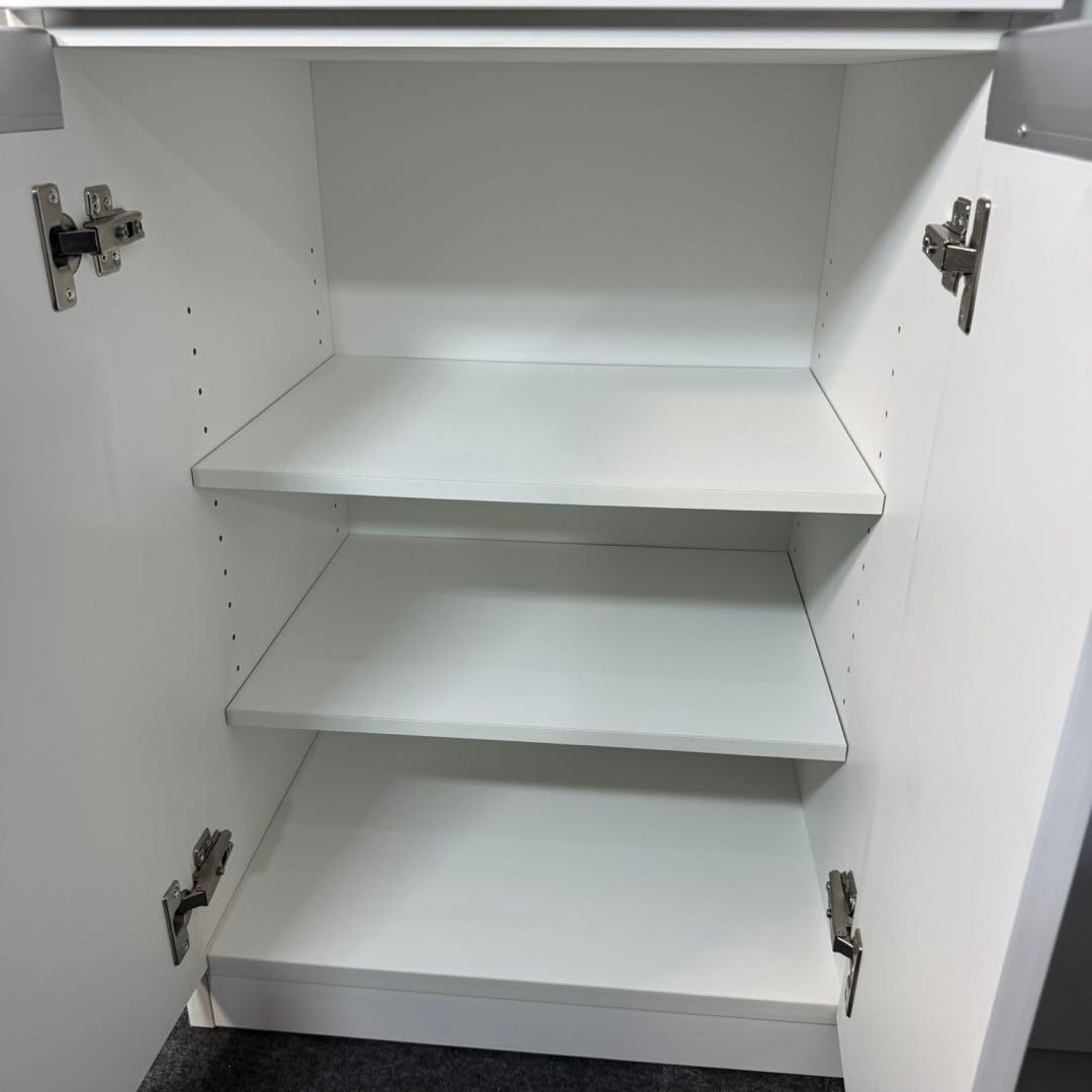 ニトリ 食器棚 レジューム 幅90cm シンプル キッチンボード d4629