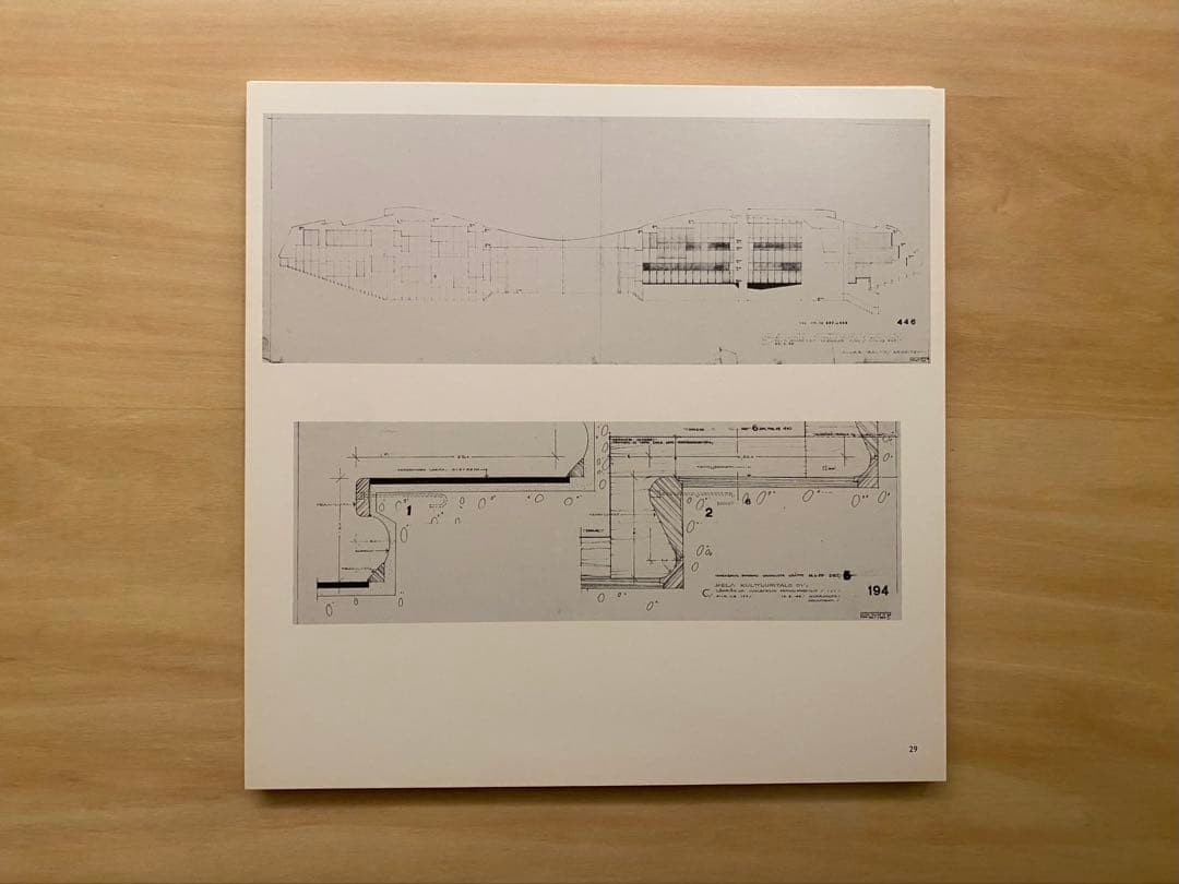 Alvar Aalto アルヴァ•アールト 文化の家 洋書 折込み図面付 貴重本