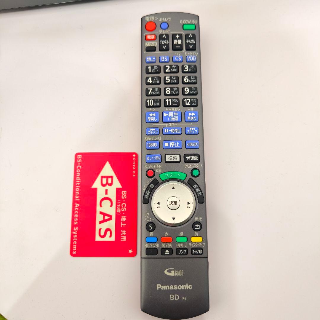 Panasonic 3TBブルーレイレコーダー DMR-BZT830動作確認済