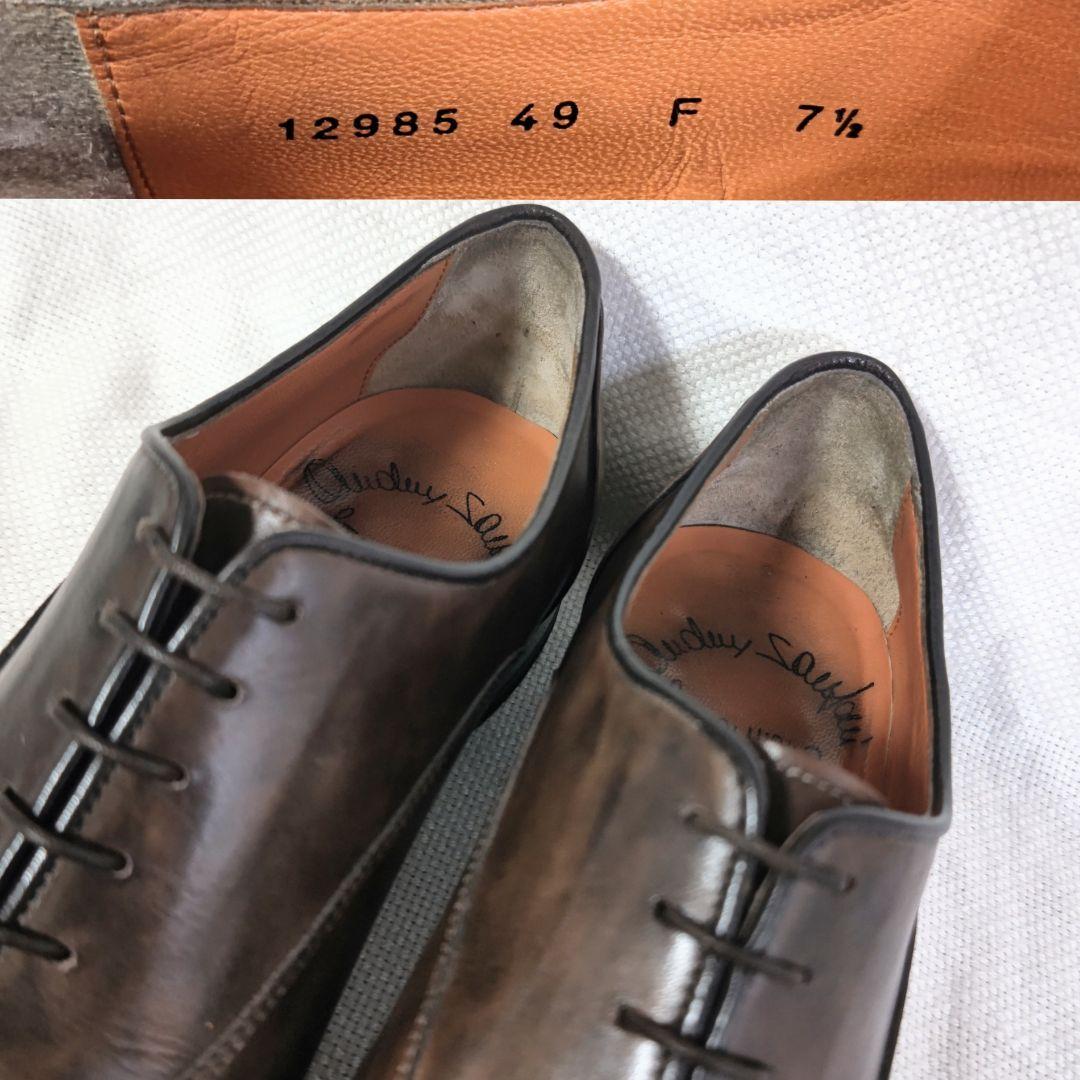 Santoniサントーニ12985ストレートチップビジネスドレスレザーシューズ茶