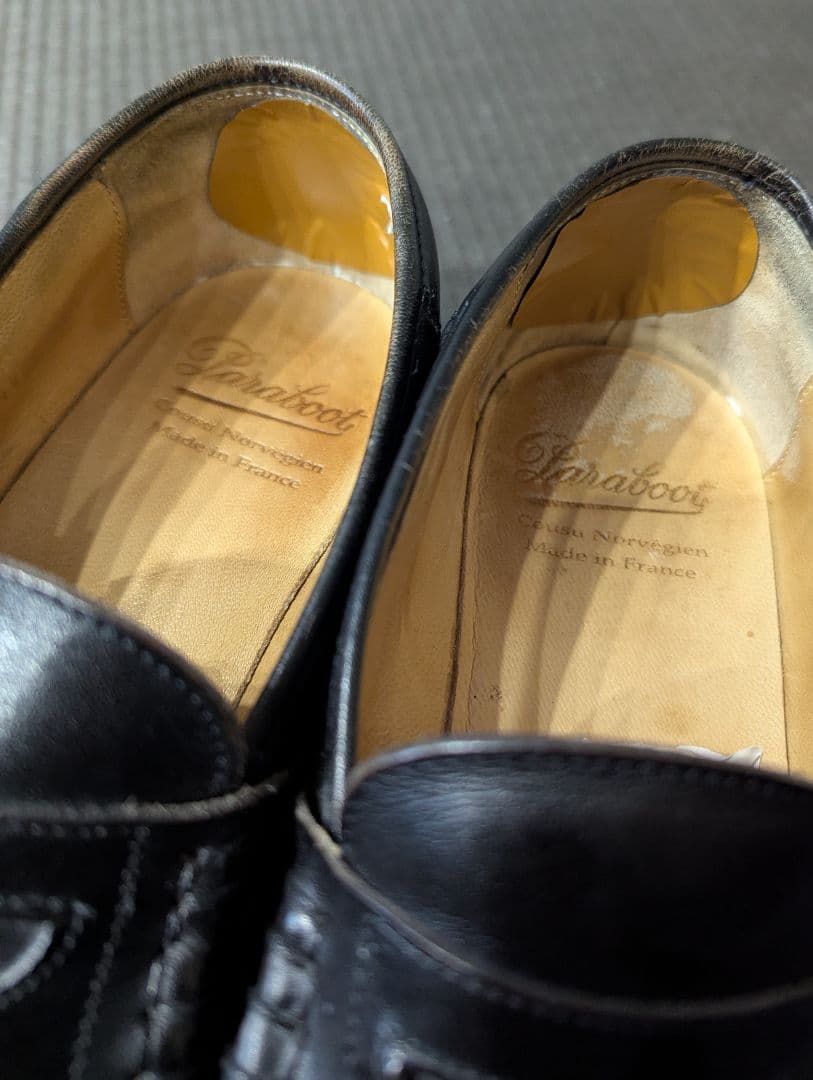 Paraboot パラブーツ ランス 革靴　ローファー　ドレス　7ハーフ 黒