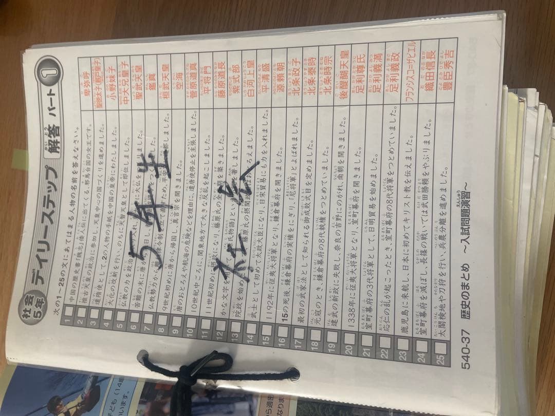 【サピックス5年生社会】 ディリーサピックス とサマーサピックスセット