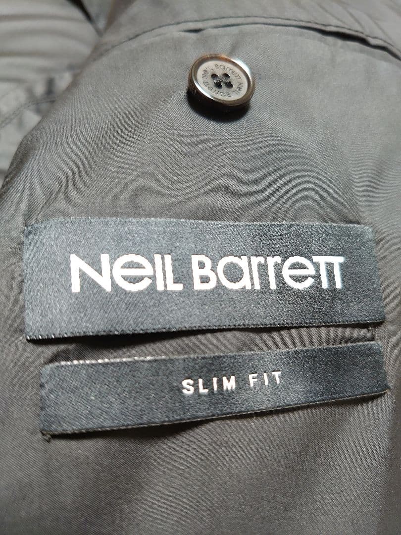 Neil Barrett テーラードジャケット 黒 L スリムフィット